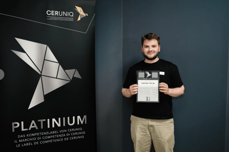 Certificazione Platinium di Ceruniq per Gaffuri 1914